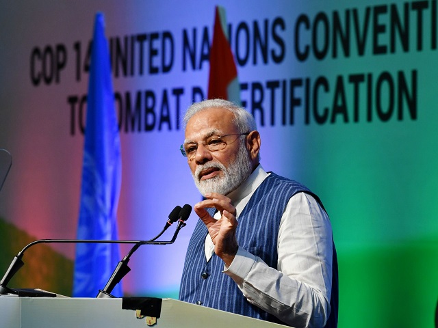 PM Modi Modi addresses the 14th Conference of Parties COP 14 United Nations Convention to Combat Desertification