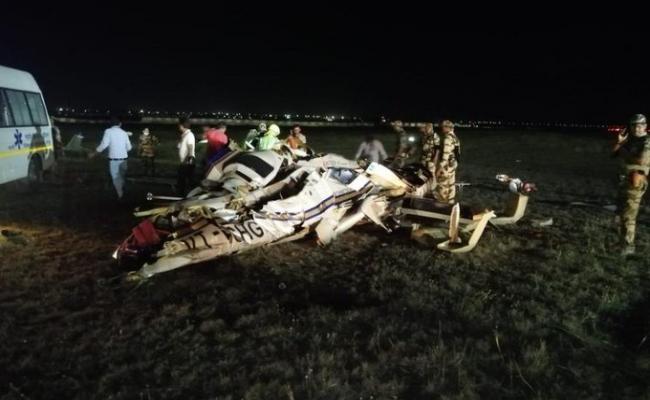 छत्तीसगढ़: रायपुर एयरपोर्ट पर हेलीकॉप्टर क्रैश, दोनों पायलट की मौत
