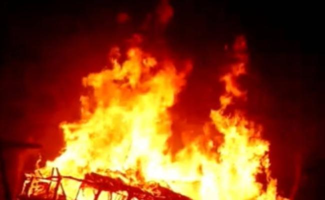रायबरेली: संदिग्ध परिस्थितियों में लगी आग, 36 बकरियां जलकर मरीं