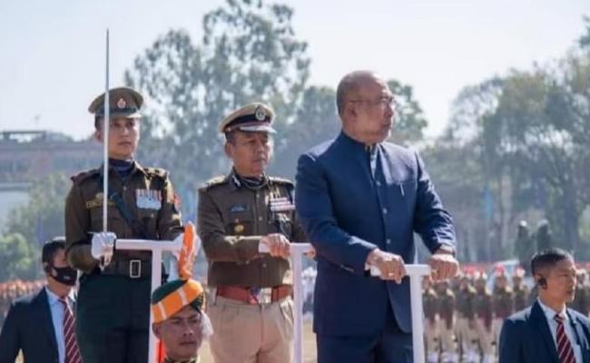 मणिपुर में मनाया गया 51वां राज्य दिवस समारोह