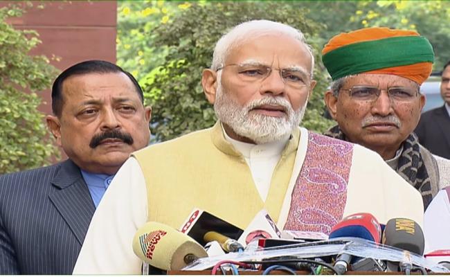 राष्ट्रपति का संबोधन संविधान और संसदीय परंपरा का गौरव : प्रधानमंत्री मोदी