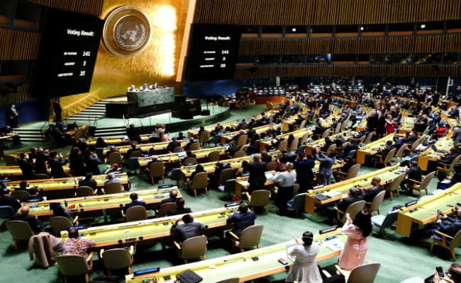 चीन ने संयुक्त राष्ट्र महासभा में कहा, यूक्रेन में हथियार भेजने से नहीं आएगी शांति