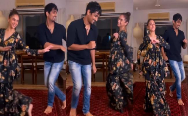 अदिति राव हैदरी ने बॉयफ्रेंड सिद्धार्थ संग किया डांस, वीडियो हुआ वायरल