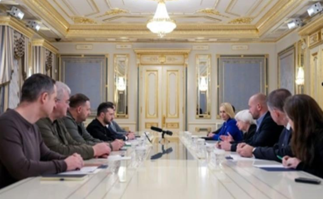 अमेरिका ने यूक्रेन को 1.2 अरब डालर की आर्थिक मदद की घोषणा की