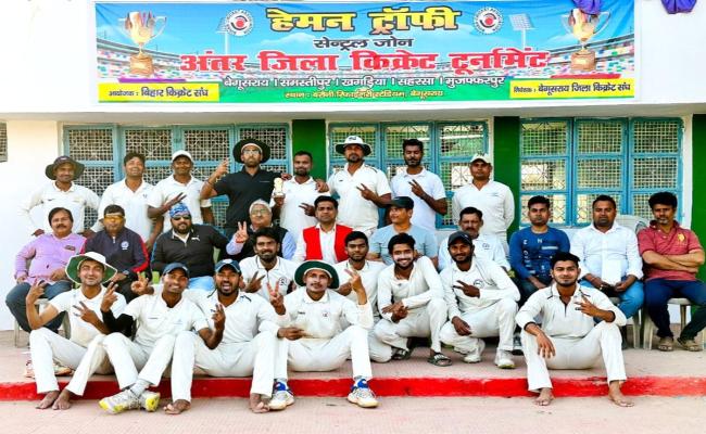 बेगूसराय बना सेंट्रल जोन का चैंपियन, मुरारी बने मैन ऑफ द मैच