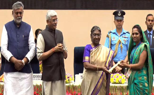 मप्र की तीन महिलाओं को मिला स्वच्छ सुजल शक्ति सम्मान, राष्ट्रपति ने किया सम्मनित