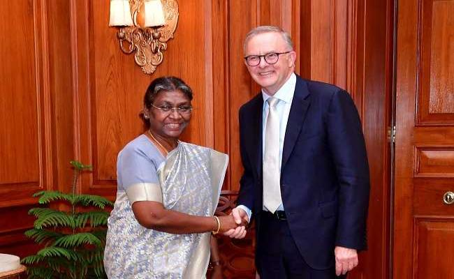 ऑस्ट्रेलिया के प्रधानमंत्री ने राष्ट्रपति से मुलाकात की
