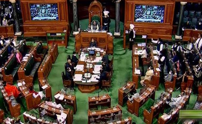 लोकसभा की कार्यवाही दो बजे तक के लिए स्थगित