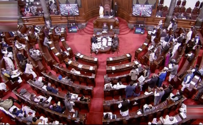 राज्यसभा की कार्यवाही 2 बजे तक के लिए स्थगित