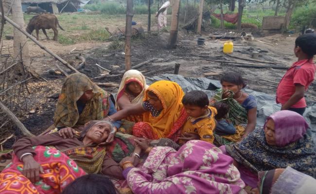 गैस सिलेंडर फटने की आवाज से वृद्ध की मौत