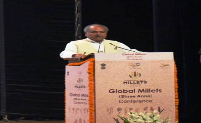 मोटे अनाजों को 'श्री अन्न' नाम देकर प्रधानमंत्री ने नया अर्थ और आयाम दिया : नरेन्द्र सिंह तोमर