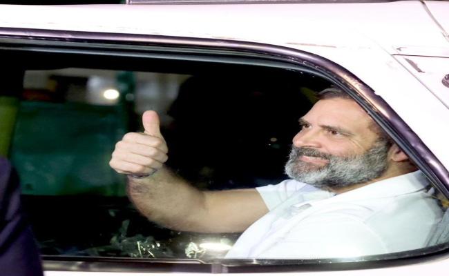 Rahul Gandhi will address the media today at the Congress headquarters