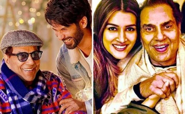 शाहिद कपूर, कृति सनोन की फिल्म 'अनटाइटल्ड' का हिस्सा होंगे धर्मेंद्र