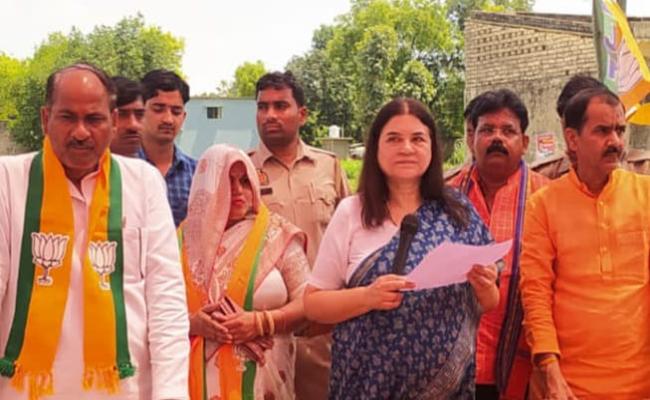 नगर निकायों में भी हो भाजपा की सरकार तभी विकास कार्यों में आएगी तेजी :मेनका गांधी
