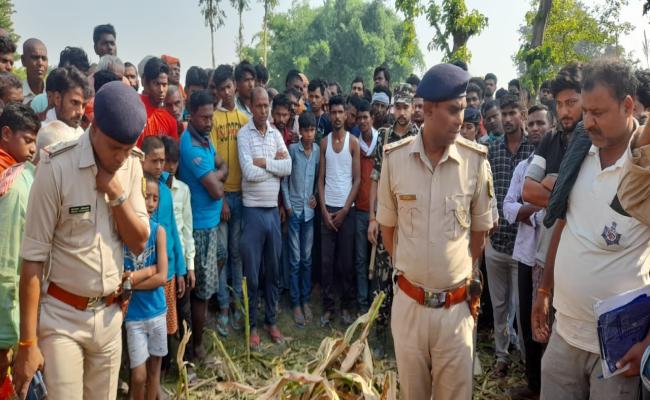 पताही में मक्के की खेत से युवक का शव बरामद