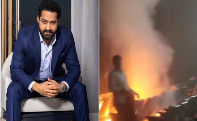 जूनियर एनटीआर के फैंस का हंगामा, पटाखे फोड़ने से थियेटर में लगी आग