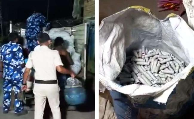 धमाके व मौत के बाद टूटी पुलिस की नींद, द. 24 परगना से 34 गिरफ्तार, 20 हजार किलो अवैध पटाखे जब्त