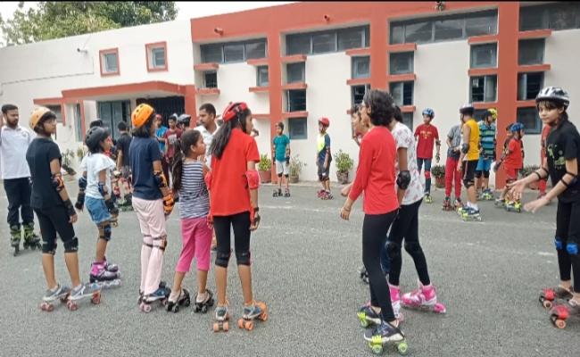 बेगूसराय में शुरू हो गया अंतरराष्ट्रीय खेल ''रोलिंग स्केटिंग'' का प्रशिक्षण