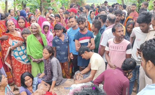 आकाशीय बिजली गिरने से दो की मौत, एक घायल