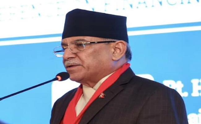 नेपाल के प्रधानमंत्री प्रचंड भारत दौरे पर रवाना