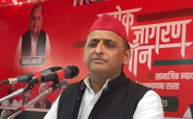 अखिलेश यादव ने लखीमपुर से 'लोक जागरण यात्रा' का किया शुभारंभ