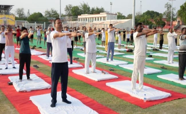 हर घर आंगन योग थीम पर अंतरराष्ट्रीय योग सप्ताह का शुभारंभ