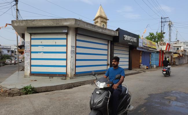 गौरव शर्मा हत्याकांड के विरोध में सर्व ब्राह्मण समाज की ओर से झालावाड़ बंद कराया