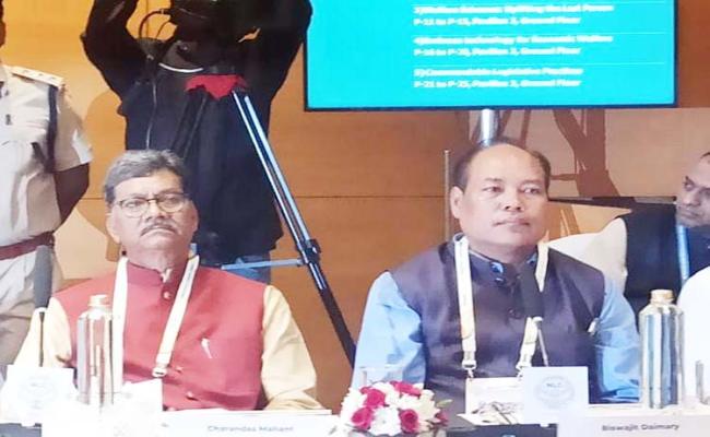 रायपुर : राष्ट्रीय विधायक सम्मेलन में शामिल हुए छग के विस अध्यक्ष व विधायक