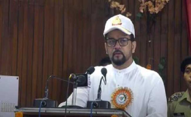 अनुराग ठाकुर ने जालंधर में बीएसएफ हॉकी टर्फ ग्राउंड का किया उद्घाटन