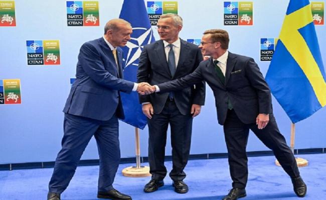 तुर्किये ने स्वीडन की नाटो सदस्यता पर जताई सहमति