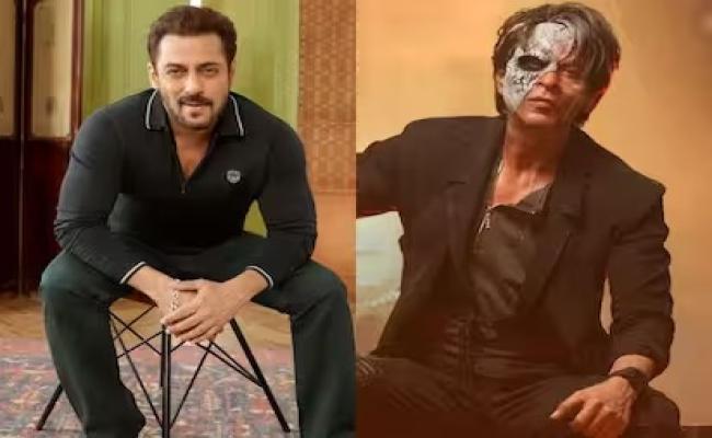 फिल्म 'जवान' का प्रीव्यू देखकर सलमान खान ने की शाहरुख खान की तारीफ	फिल्म 'जवान' का प्रीव्यू देखकर सलमान खान ने की शाहरुख खान की तारीफ