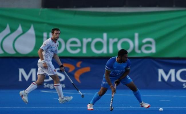 स्पेन ने करीबी मुकाबले में भारतीय पुरुष हॉकी टीम को 2-1 से हराया