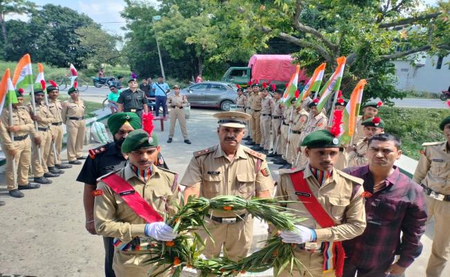कारगिल विजय दिवस पर बनगांव के शहीद सिपाही रमन झा को दी गयी श्रद्धांजलि