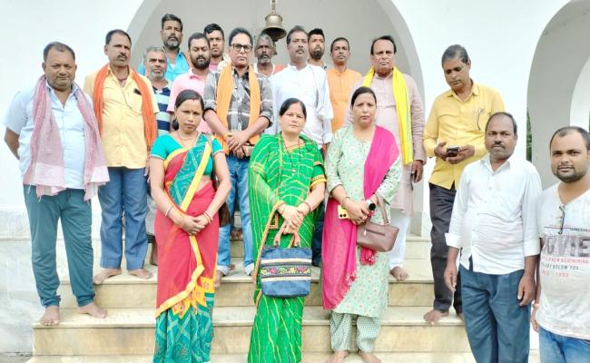 भाजपा की रेणुगांव सिमराहा मंडल की बैठक में पन्ना प्रमुख और बूथ कमिटी पर चर्चा