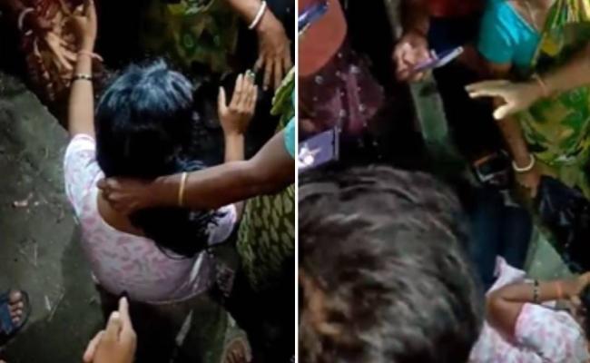 बच्चा चोर होने के संदेह में महिला की पिटाई