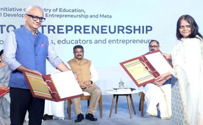 शिक्षा मंत्रालय ने टेक्नोलॉजी कंपनी मेटा के साथ 3 साल की साझेदारी शुरू की