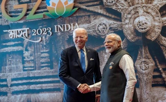 प्रधानमंत्री मोदी के नेतृत्व और जी-20 शिखर सम्मेलन के आतिथ्य के लिए अमेरिकी राष्ट्रपति बाइडन ने किया धन्यवाद