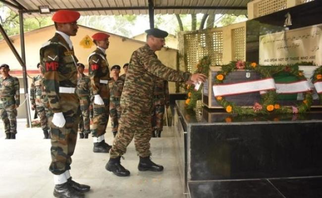 राजौरी मुठभेड़ में बलिदान हुए राइफलमैन रवि कुमार को सेना ने दी भावभीनी श्रद्धांजलि