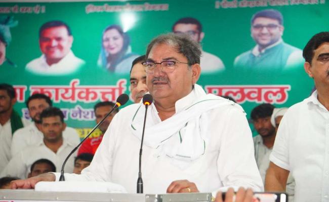 पलवल: प्रदेश में बनेगी इनेलो की सरकार: अभय सिंह चौटाला