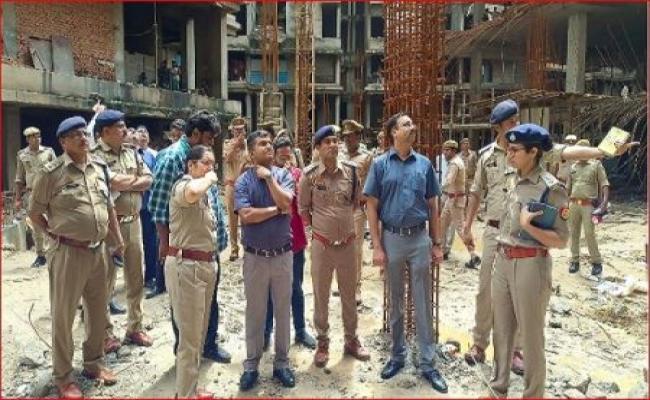 आम्रपाली की निर्माणाधीन साइट पर लिफ्ट गिरी, चार की मौत