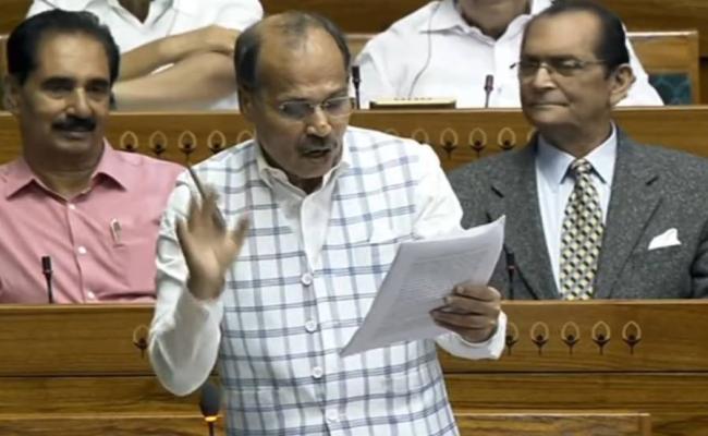 लोकसभा में अधीर रंजन चौधरी ने उठाया उपाध्यक्ष नहीं होने का मुद्दा