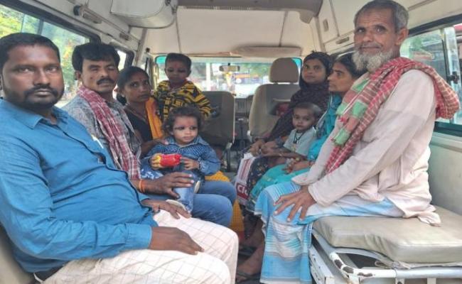 बाल हृदय योजना:जिले के 5 बच्चे शल्य चिकित्सा के लिए अहमदाबाद रवाना