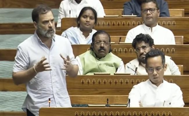 राहुल ने लोकसभा में जातिगत जनगणना कराए जाने की मांग की