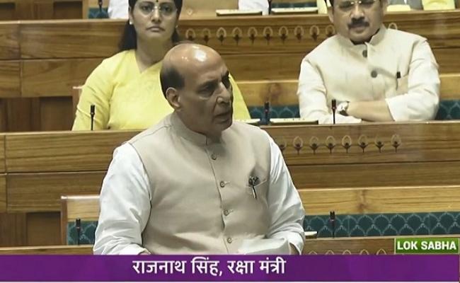 लोकसभा में बोले राजनाथ- चीन के मुद्दे पर 'सीना चौड़ा करके' चर्चा के लिए तैयार