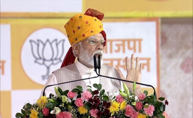 राजस्थान ने कांग्रेस के कुशासन से मुक्ति पाने का बिगुल फूंका : प्रधानमंत्री
