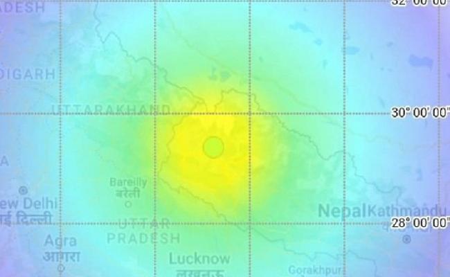 नेपाल समेत उत्तर भारत के कई राज्यों में भूकंप के तेज झटके