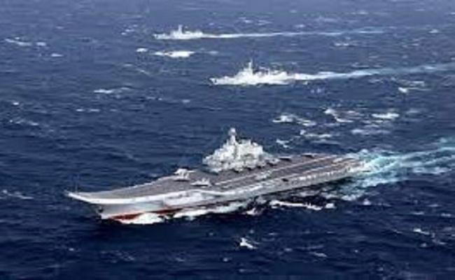 चक्रवात की चेतावनी के बावजूद ताइवान की सीमा के पास चीन ने भेजे विमान और जहाज