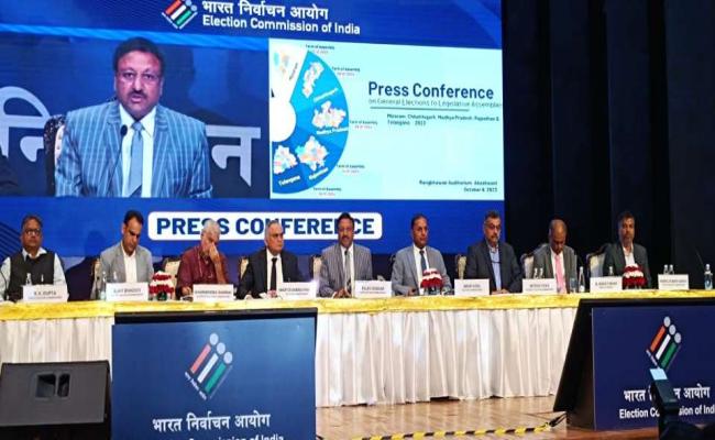 पांच राज्यों के विधानसभा चुनाव की तारीखों का ऐलान, नतीजे 3 दिसंबर को