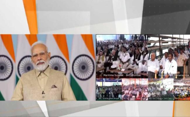 प्रधानमंत्री ने ग्लोबल मैरीटाइम इंडिया समिट-2023 का उद्घाटन किया