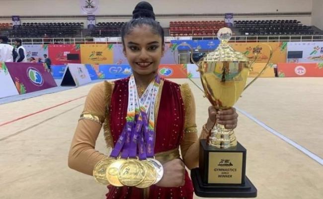वर्ल्ड क्लास इक्विपमेंट देख महाराष्ट्र की स्टार जिमनास्ट संयुक्ता बोली- अब स्वर्ण पदक मेरा